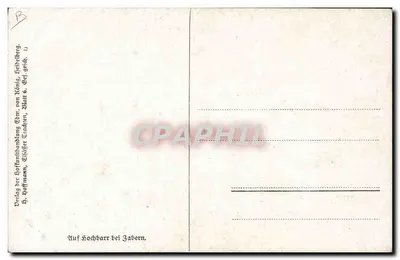Widok na Hochbarr przy Zabern — H. Hoffmann, nr 17 — Rewers