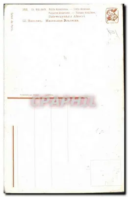 Mała Alzacka — Wydawca Ch. Walhain, nr 5055 — Rewers