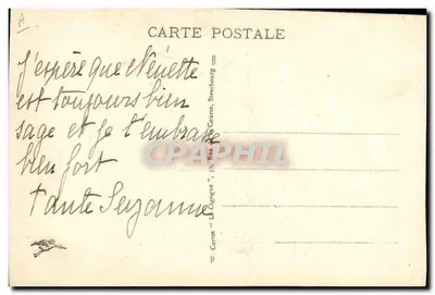 Lissele i kruk — rysunek Lisbeth — seria S. 33-2 — Rewers