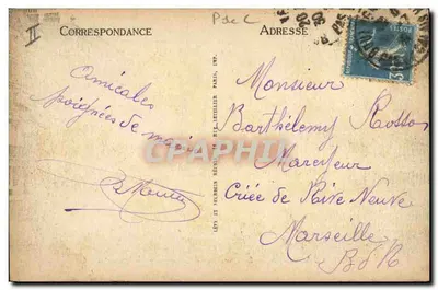 Boulogne-sur-Mer — La Camera di Commercio e i Moli — LL — Verso