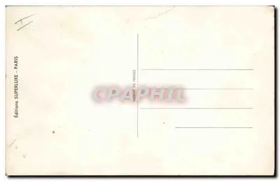 Plaża — karikatura dwóch kobiet rozmawiających — V. SPANN — Rewers