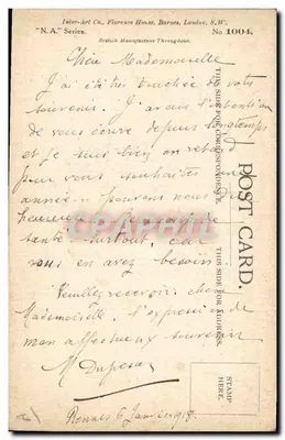 군복을 입은 어린이 — 제한된 서명 — Fredt Spurgin, N.A. 시리즈 번호 1004 — 뒷면
