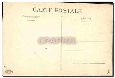 Iris — flor azul — Cartes Média Marseille — Verso