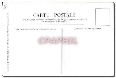 O Passarinho Amarelo — A. L. n° 55 bis — André Lesot, Editor, Paris 6e — Verso