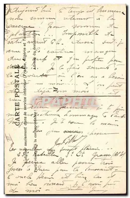 Nossos Caçadores nas Alpes — Em Reconhecimento — Edição Artística L. Renaul (Paris, França) — Verso