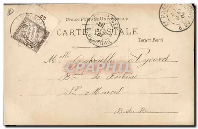 Cléo de Mérode — Dançarina em traje tailandês — editada por Raoul Linger, Paris, n° 379/9 — Verso