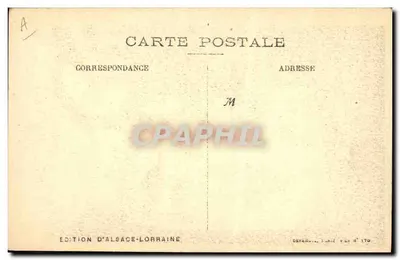 Boże Narodzenie w Alzacji — 1918 — Wydawnictwo Alzacji-Lotarynii — Rewers