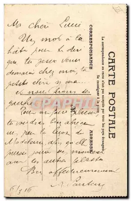 Na Alsácia — En Vive la France — desenho de G. R. — Verso