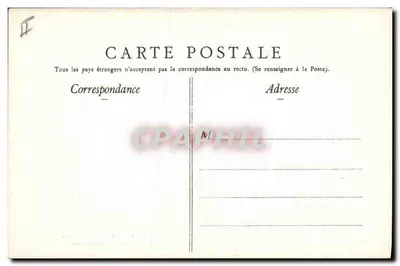 Calais — Handelskamer — Uitgave Grand Bazar Lafayett — Achterkant