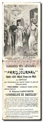 Concurso das Lendas de "Paris-Journal" — M. Edmond Ladoucette — n° 16