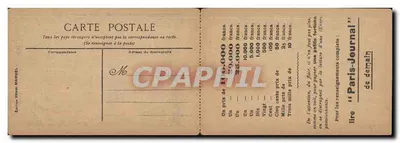 Concurso das Lendas de "Paris-Journal" — M. Edmond Ladoucette — n° 16 — Verso
