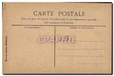 Château fort — vue enneigée — Concours des Légendes de Paris-Journal, édition Henri Manuel — Achterkant