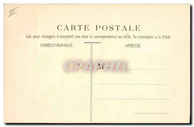 Carlát — Zburzony zamkowy pałac królowej Margot na rozkaz Henryka IV — Wydawnictwo Pierre Malroux, Aurillac — Rewers