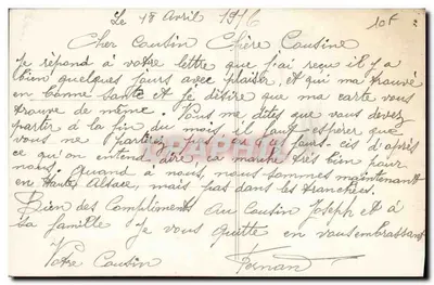Wielkanoc — ptak trzymający ozdobione jajko — wydawca Misange nr 703 — Rewers