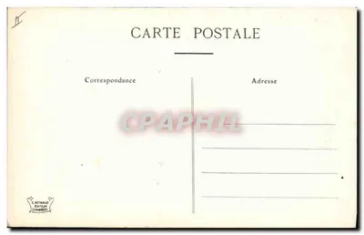 Chasseurs Alpins — Um caminho nas Alpes — E. Reyraud, Chambéry — Verso