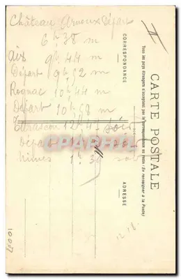 O Croiseur-cuirassé « Latouche-Tréville » visto por trás — Coleção H. Laurent, Port-Louis — Verso