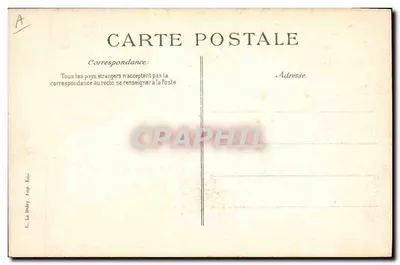 Catastrofe del "Liberté" — Il rimorchiamento — Editore E. Le Baley, numero non visibile — Verso