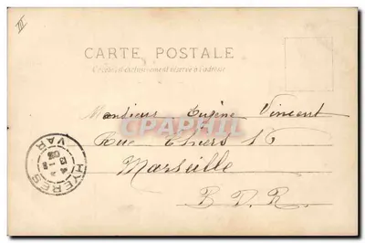 Mulher em vestido decorado — Reutlinger Paris — n° 103 — Verso