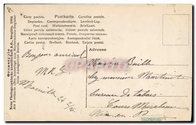 Sujeito exótico — Reutlinger Paris — n° 100/5 — Verso