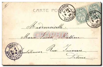 Sra. Otero e Sr. Franck — cena de dança — editada por Alvarasso, n° 3200 — Verso