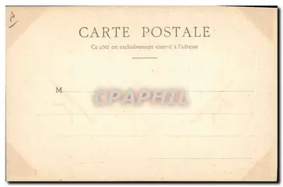 L'Aiglon — Sra. Sarah Bernhardt lendo seu ato de batismo — Cliché Paul Boyer, L.H. C., Paris — Verso