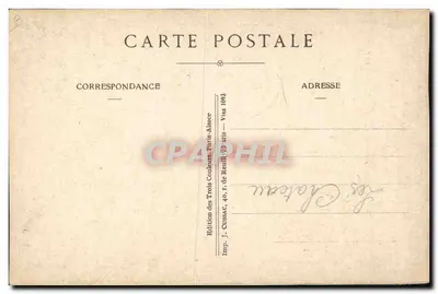 Alsace-Lorraine — Carta histórica — Edição J. Cossac, Paris — Verso