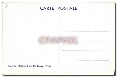 Niño en un árbol — Desde aquí se ve Estrasburgo... — Comité Nacional de la Infancia, París — Reverso