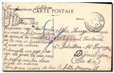 Les Français en Alsace — Août 1914 — Montwori — Rewers