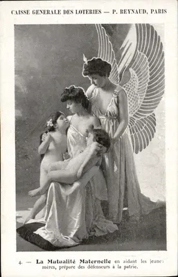 A Mutualidade Maternal, ao ajudar as jovens mães, prepara defensores para a pátria — P. Reynaud, Paris