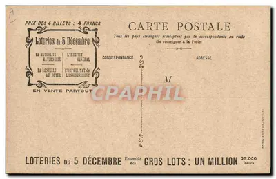 Stickerei im Heim — General Lotteriefonds — P. Reynaud, Paris — Rückseite