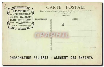 La Pouponnierie — Um jantar ao ar livre — Agência Fournier, Lyon — Verso