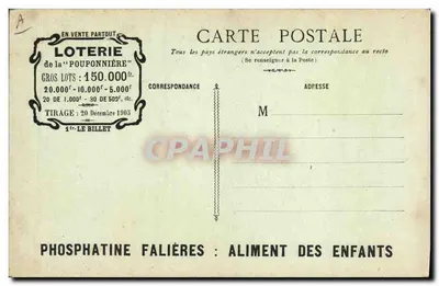 La Pouponnière — Uitzicht op het boerderijtje van Porchebonnaine — P. Dupont, Parijs — Achterkant
