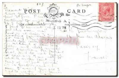Mulher e criança diante de um espelho quebrado — Série Savoy — n° 10 — Verso