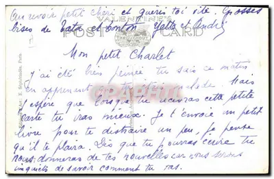 Criança compartilhando seu pão — Mabel Lucie Attwell — Valentinie's Postcard — Verso
