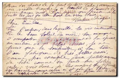 Niño con dos niños — Tarjeta de felicitación de Año Nuevo — Editor 'Etrennes Utiles', n° 7010 — Reverso