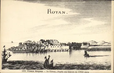 Royan — O Castelo, segundo uma gravura do século XVIII — Edição 1873