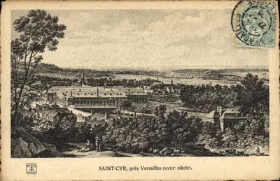 Saint-Cyr, perto de Versailles (século xviii) — gravura — NANCY