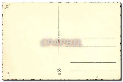 Cisne branco — sobre a água — editor SGG, n°726 — Verso