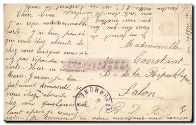 Clara Gourniaire — dziewczyna z kaczuszkami — wydawca C.G. n°2444/3 — Rewers