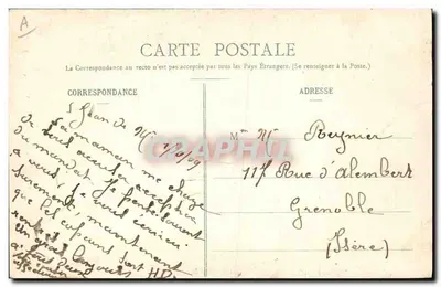 Nos Alpes - Esquiadores — E. Reynaud, Editor, Chambéry, n° 2034 — Verso