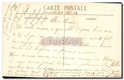 Manobras de Artilharia nas Alpes - Em bateria — n°2872 — Verso