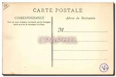 O "LATOUCHE-TRÉVILLE" Cruiser Cuirassado — Phototyp E. Lacour — Marselha, n° 2596 — Verso