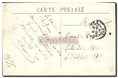 Toulon — Catástrofe da Liberdade, 25 de Setembro de 1911 — Edição Cyprien, Toulon — Verso