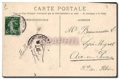 Het "Marceau" Cuirassé à Tourelles — A. Bougault n°556 — Achterkant