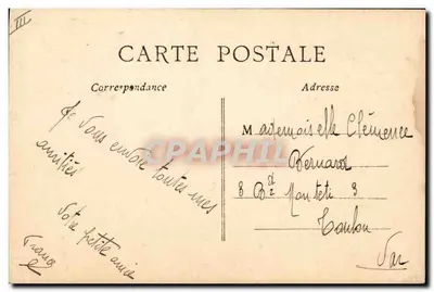 Mme Sarah Bernhardt — em traje militar — editada por Aiglon — Verso