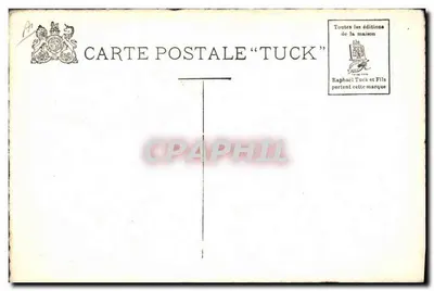 Dzieci w strojach tradycyjnych — Wielkanoc — wydawca Tuck — Rewers