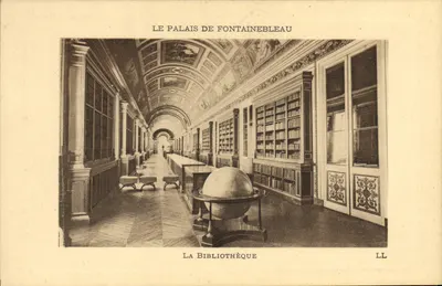 O Palácio de Fontainebleau — A Biblioteca — LL