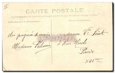 Albi — O Castelviel e a Catedral em 1849 — Edição Maison Universelle, Albi — Verso