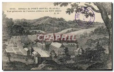 Abbaye de Port-Royal (S.-et-O.) — Vista geral da antiga abadia no século XVI — E. M.