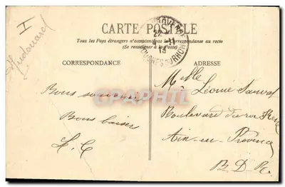 Sur le glacier — Passage difficile — B. R. 1624 — Verso